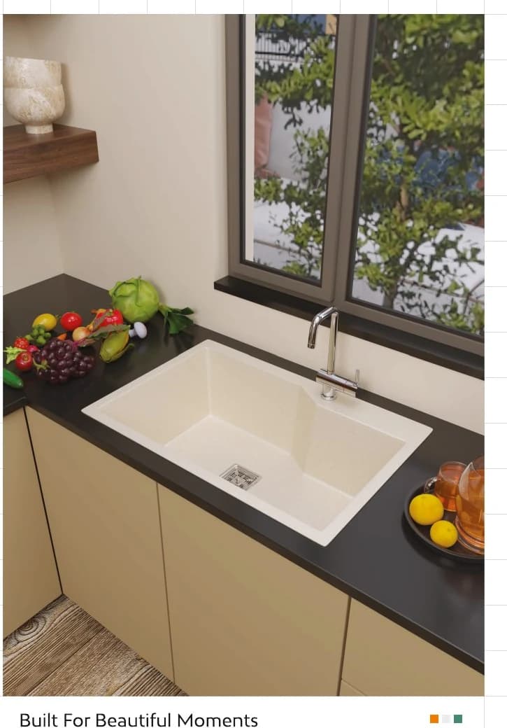 Kronos Single Bowl Sink, 30 × 20 × 9 in